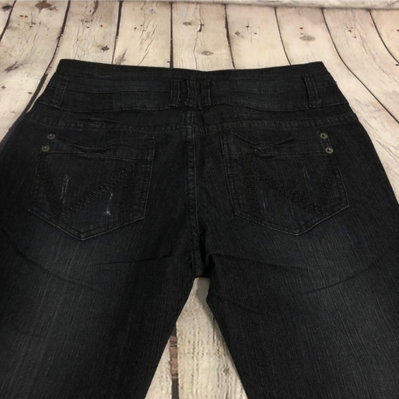 Nwt 🛬 Dark Wash Boot-Cut MDZ Jeans - Picture 3 of 4